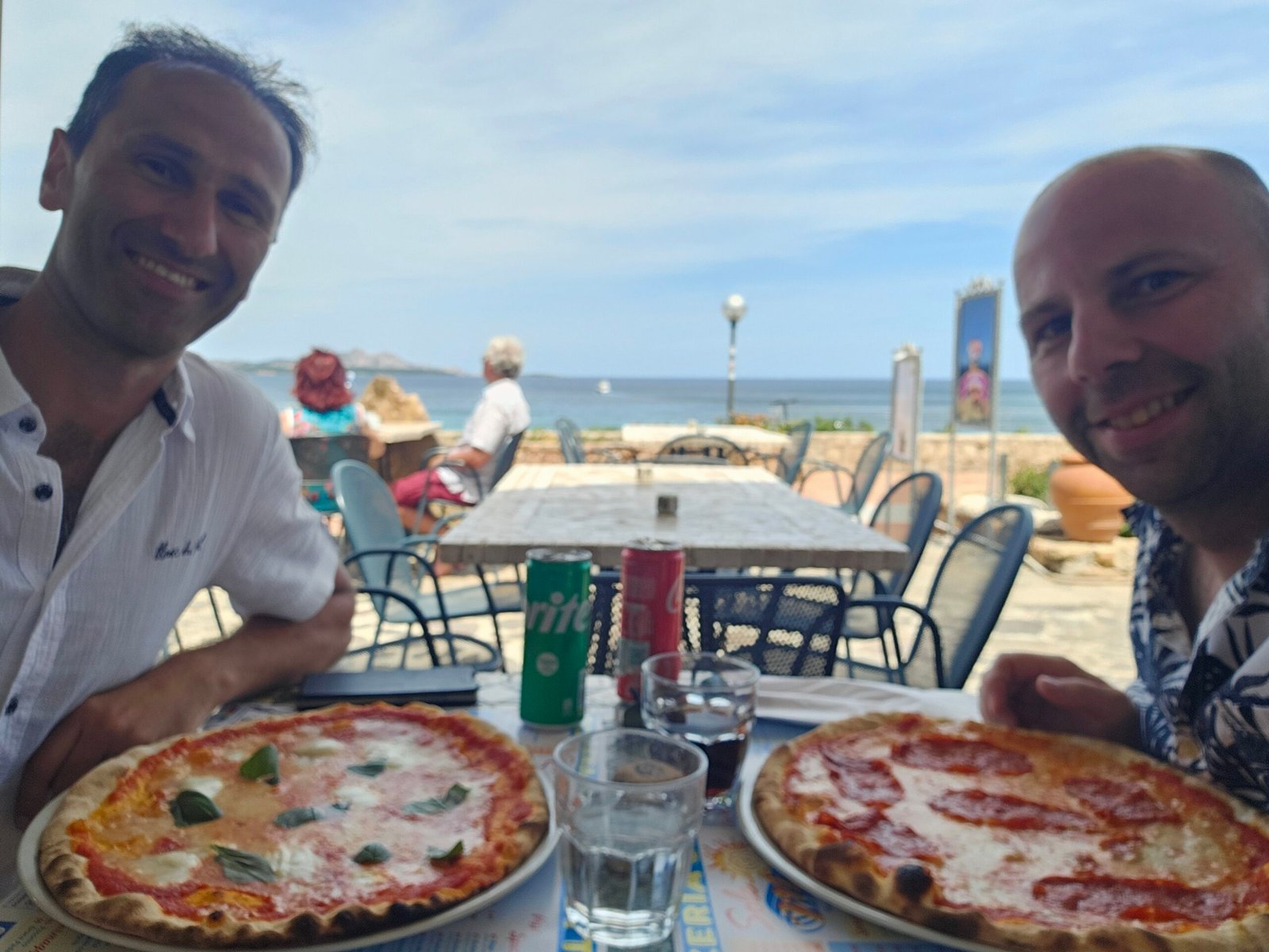 Pizza time op verplaatsing